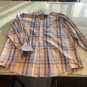 Tasso Elba button down shirt xl 17-17 1/2 neck
